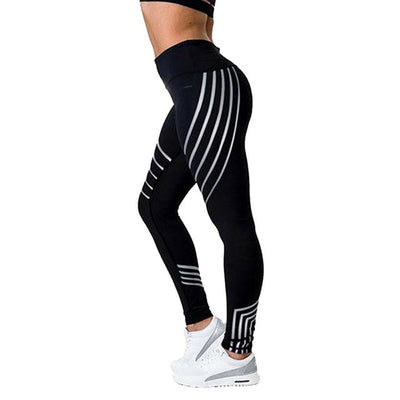 High Waist Women Yoga Pants Push Up Breathable Fitness Sports Leggings Running Tights Sportswear Slim Gym Clothing Female Gray