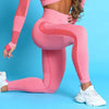 Women Yoga Set Yoga Crop Top Seamless Leggings Workout Yoga Pants Gym Set High Waist Legging Pants Sport Clothing Fitness Shirt