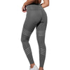 High Waist Women Yoga Pants Push Up Breathable Fitness Sports Leggings Running Tights Sportswear Slim Gym Clothing Female Gray