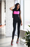 Fitness Sport Suit Women Tracksuit Yoga Set Backless Gym Running Set Sportswear Leggings Tight Jumpsuits Workout Sports Clothing