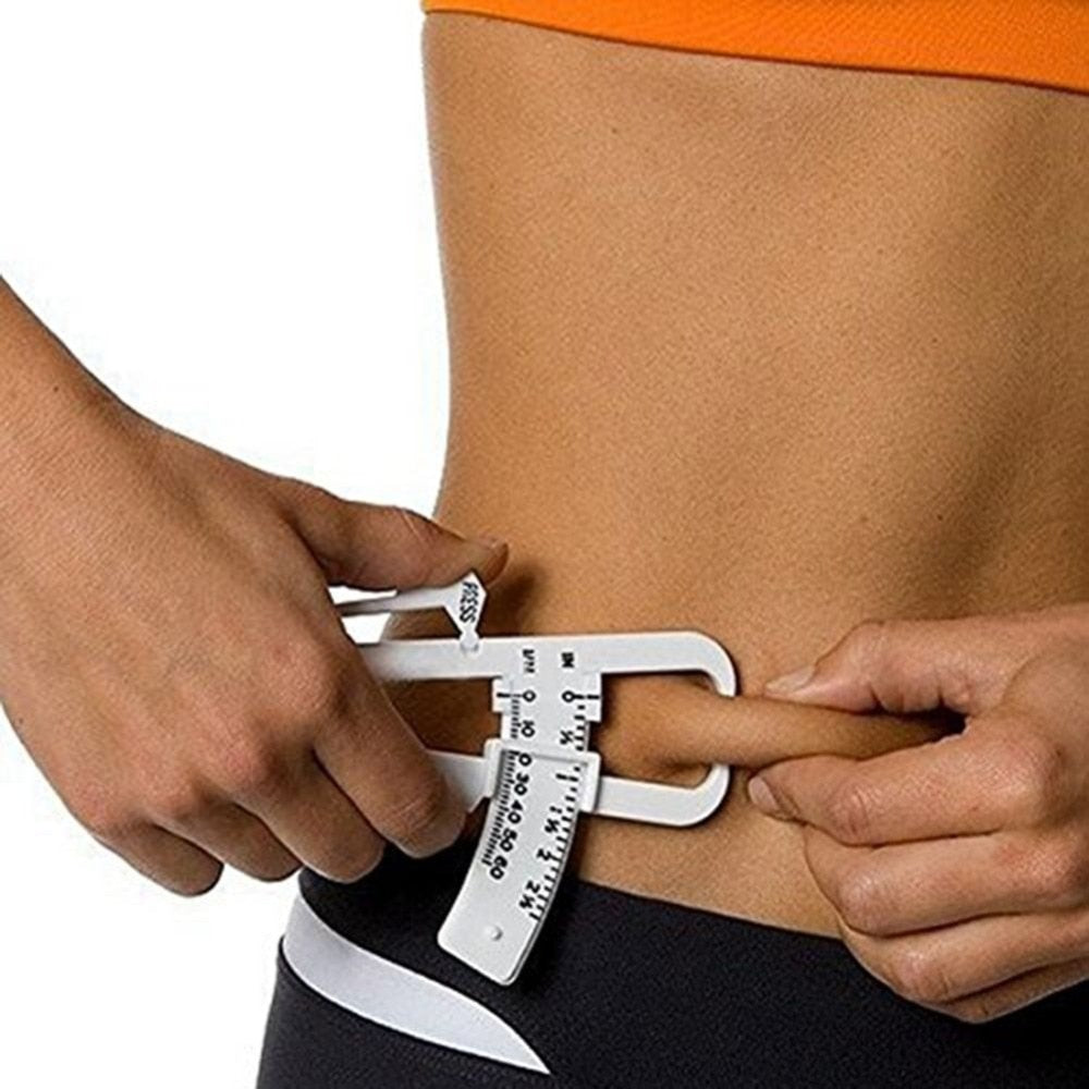 BESGO 1 PC Personal Body Fat Loss Tester Calculator Caliper Fitness Clip Fat Measurement Tool Slim Chart Skinfold Test Instrumen